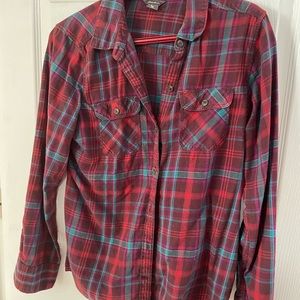 Eddie Bauer flannel, size M